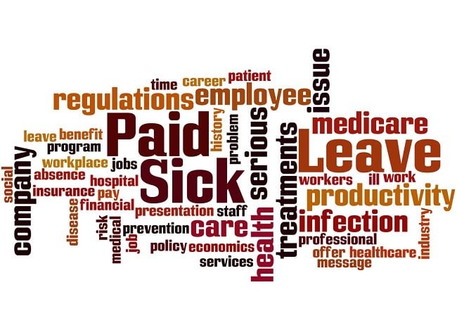 Paid leave collage