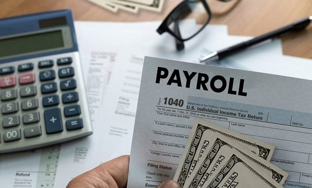 Payroll stub and cash