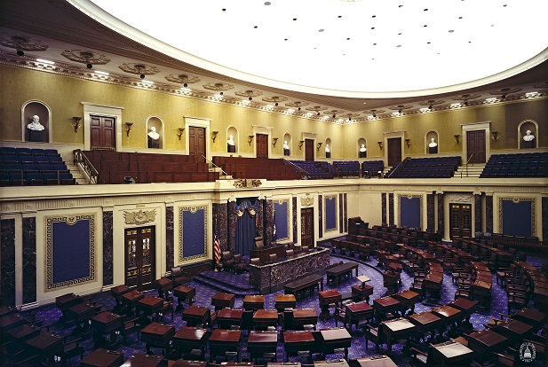 U.S. Senate Chamber, empty