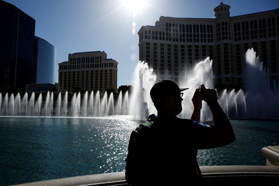 On the Las Vegas strip in Nevada (photo: AP)