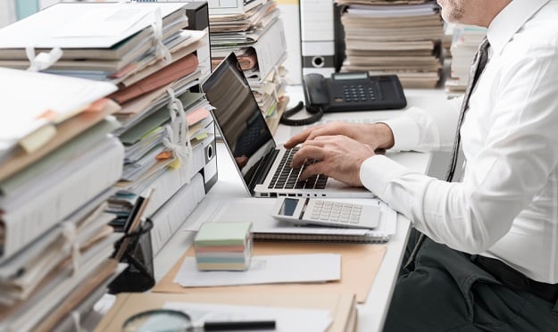 Man at computer