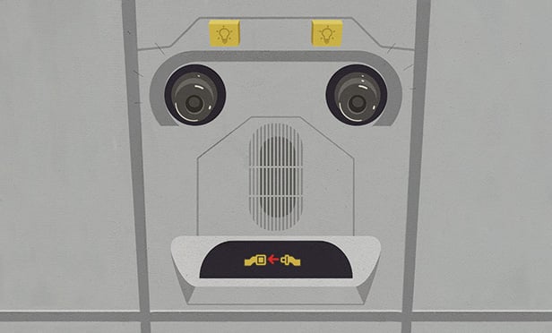 Overhead cabin image