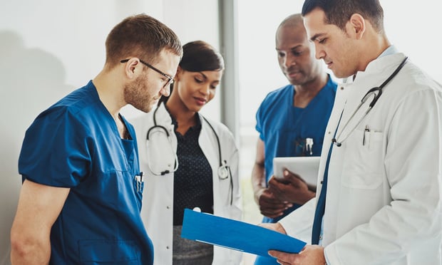 Doctors in a hospital