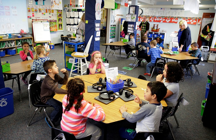 Kindergarten classroom (photo: AP)