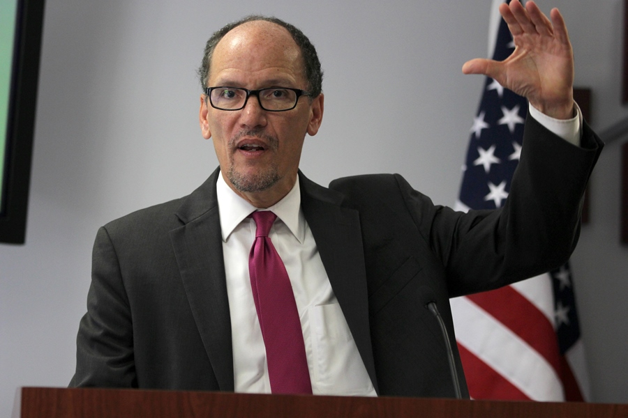 Department of Labor Secretary Thomas Perez (photo: AP)