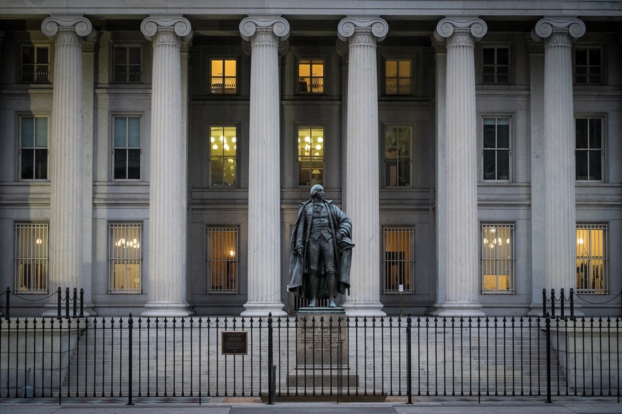 U.S. Department of the Treasury building (photo: AP)