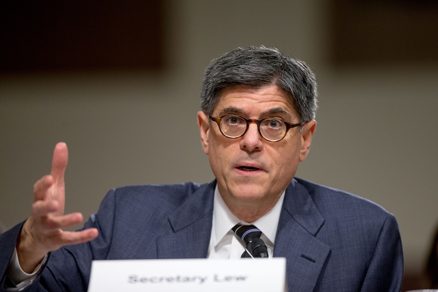 U.S. Treasury Secretary Jacob Lew (photo: AP)