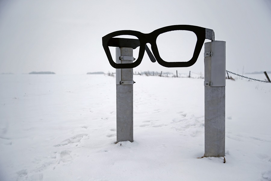 Buddy Holly Monument, Iowa (photo: AP)