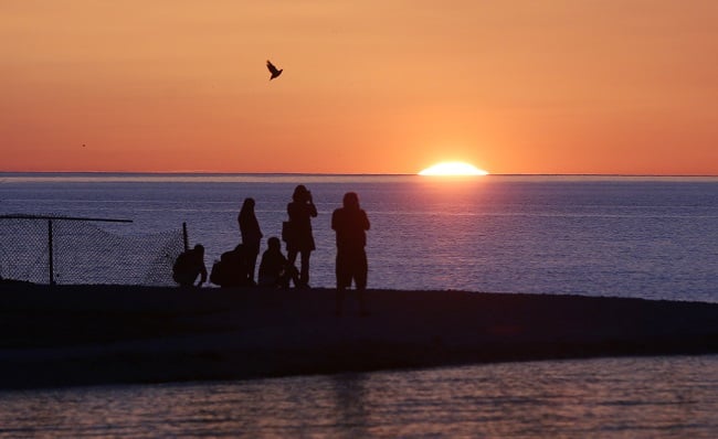 In Michigan, housing costs are low, and hey, sunsets are free. (Photo: AP)