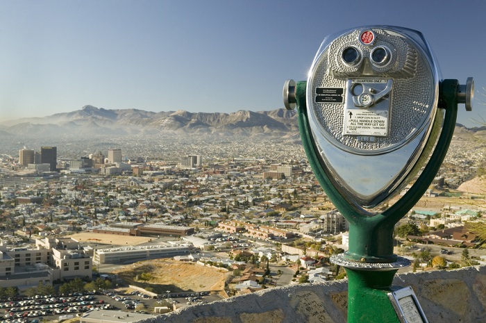 El Paso, Texas, looking south to the Mexico border, is not most people's first choice for retirement but it made this list. (Photo: Shutterstock)