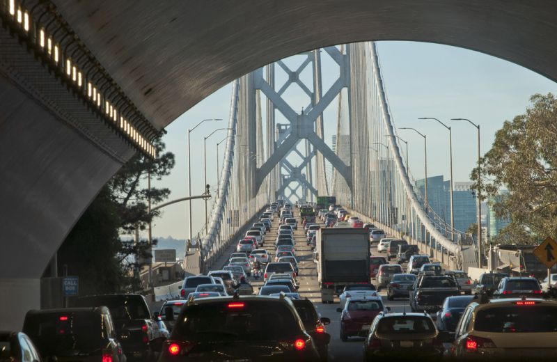 San Francisco Bay Bridge traffic