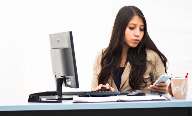 Distracted employee