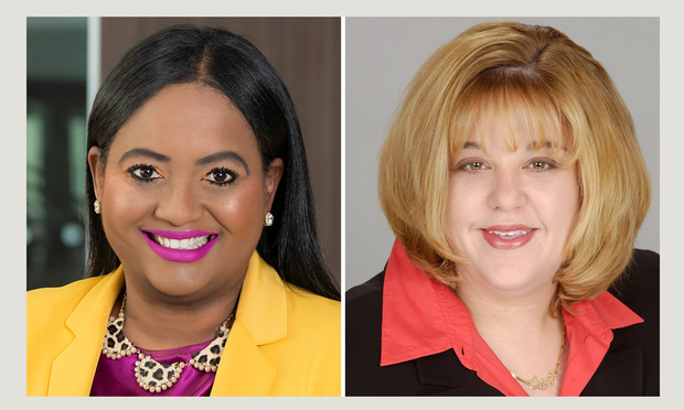 Alison Smith, a partner at Kelley Kronenberg in Fort Lauderdale, and April Boyer, a partner at K&L Gates in Miami.