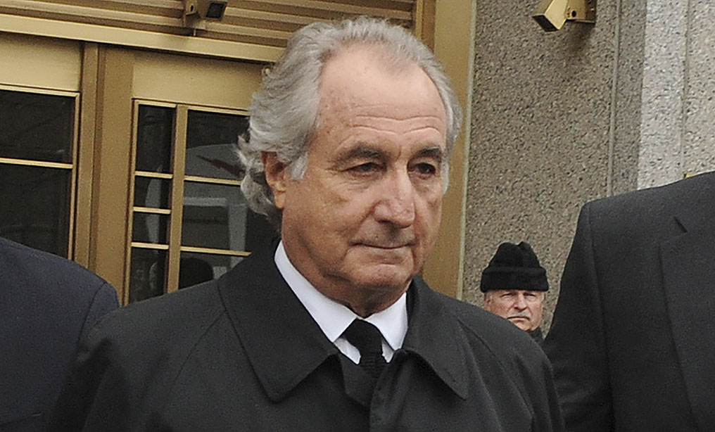 Bernard Madoff exits Manhattan federal court in 2009. Photo: Louis Lanzano/AP