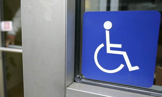Handicapped decal
