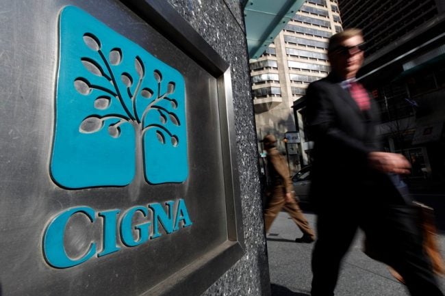 Cigna logo on building