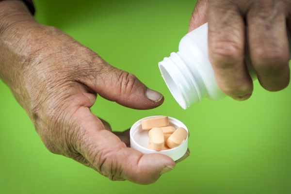 Drugs in pill cap