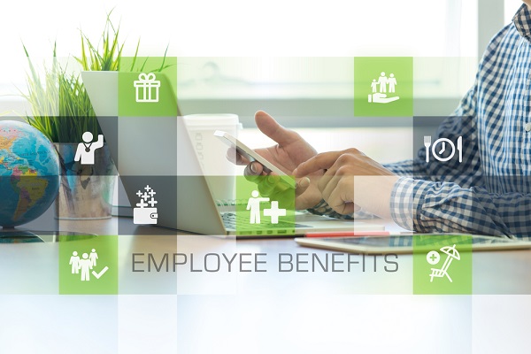 Employee benefits concept