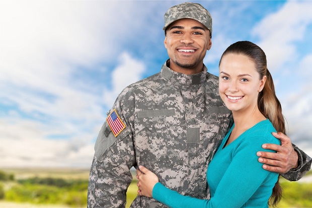 veteran and spouse