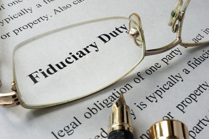 Fiduciary duty words through eyeglasses