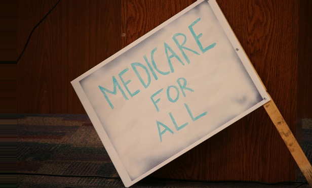 Medicare for all sign