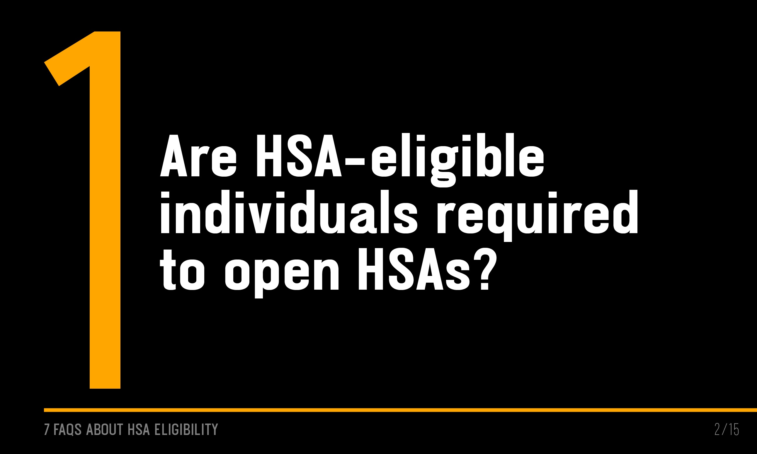 7 FAQs about HSA eligibility BenefitsPRO