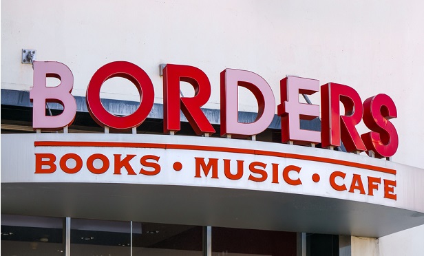 Borders Bookstore sign