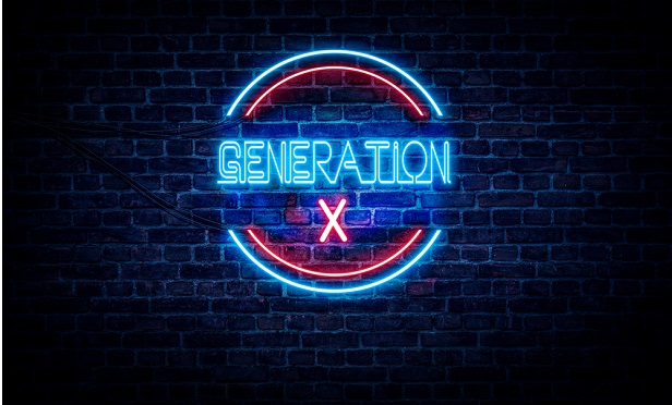 Gen X neon sign