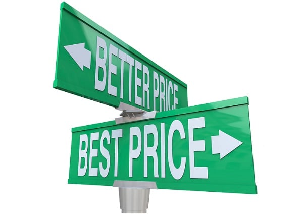 Better Price/Best Price street signs