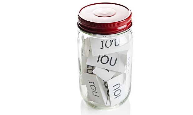 Jar of IOUs