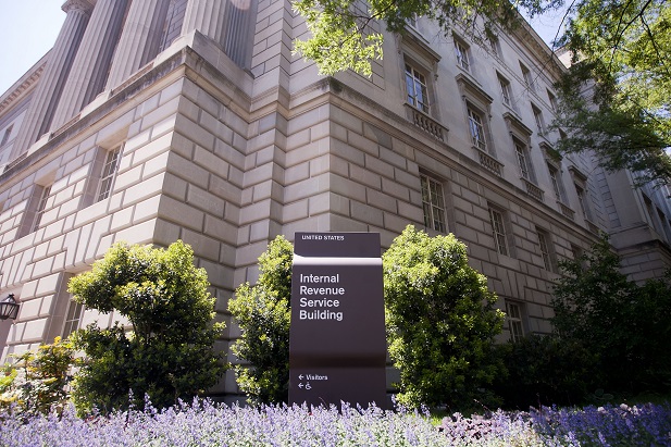 the IRS building in Washington DC in May 2013