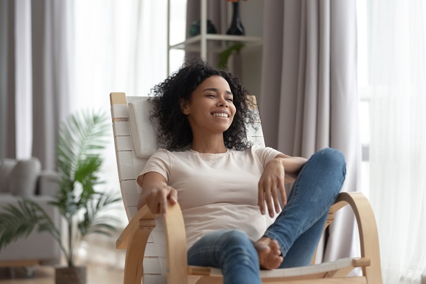 02 woman relax calm