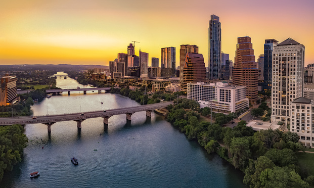 Austin,Skyline,In,The,Evening,And,Bluehour