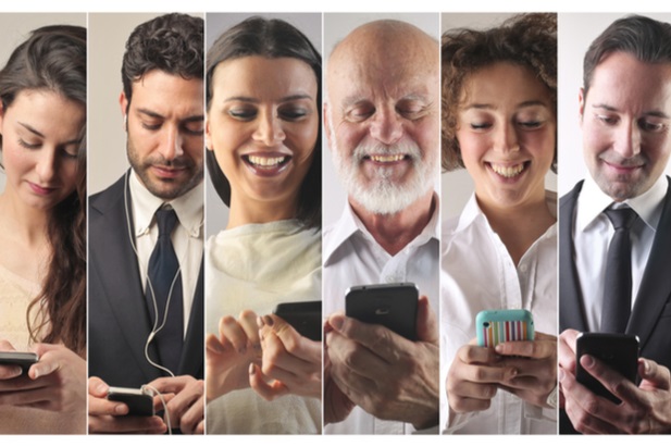 01 people employees smart phone