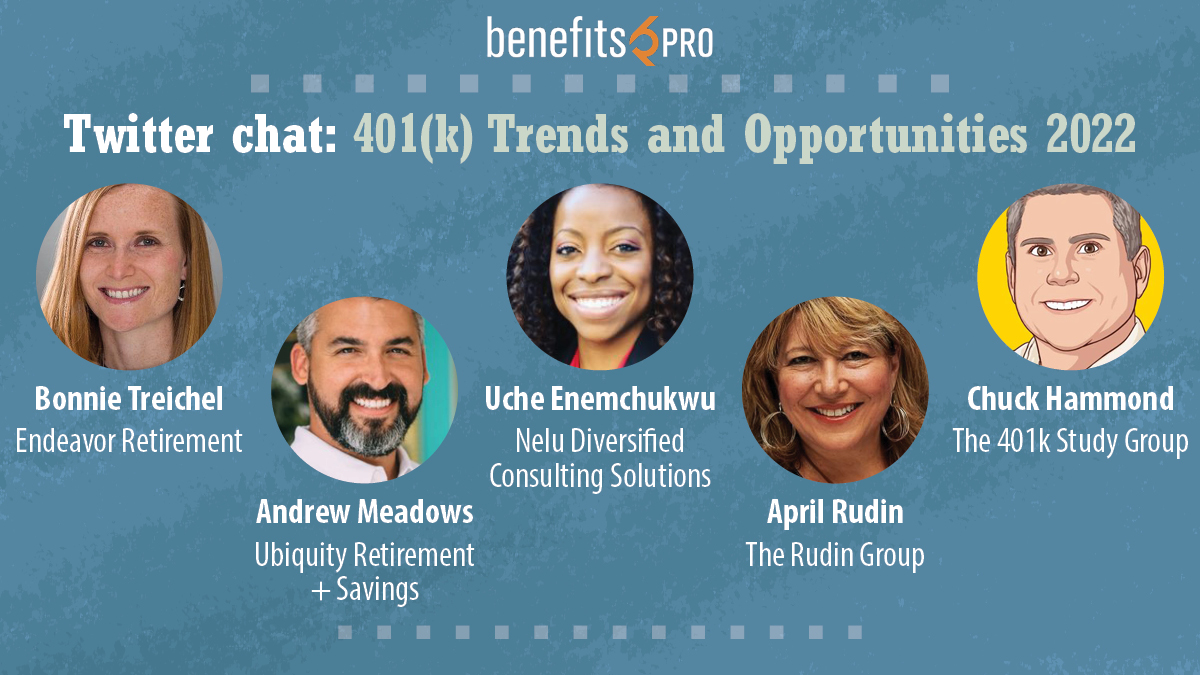 BenefitsPRO hosted a Twitter chat Dec. 8, 2021, with five distinguished panelists.