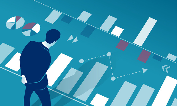 The,Manager,Analyzes,Business,Chart.,Business,Concept,Vector,Illustration.