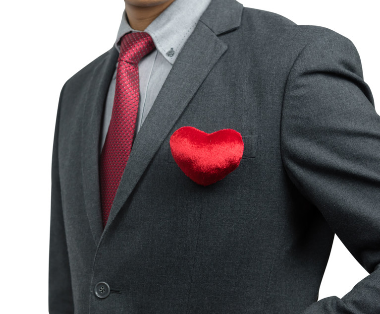 Businessman With Red Heart