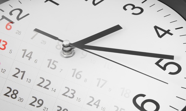 clock merged with calendar
