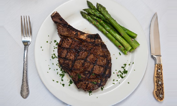 Steak at Austin Land and Cattle