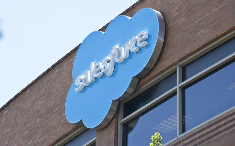 Salesforce headquarters sign