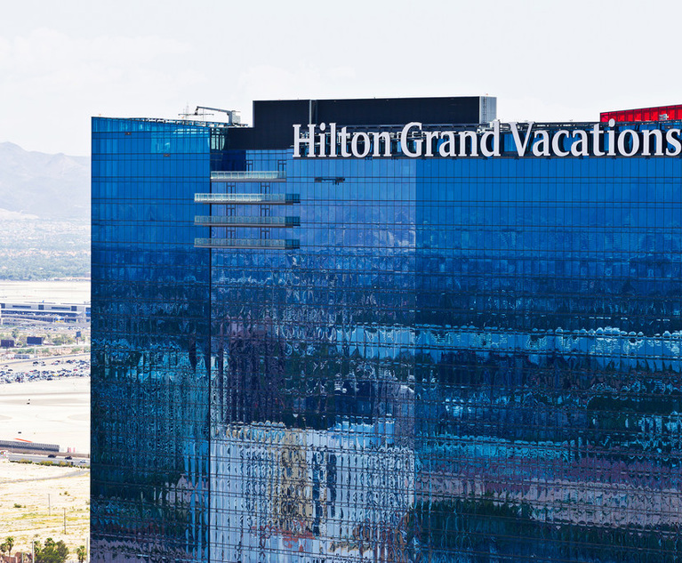 Las Vegas - Circa July 2016: Hilton Grand Vacations Location. Hilton is a global brand of full-service hotels.