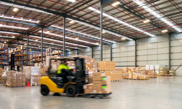 Forklift warehouse