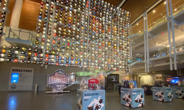 Mabra Law College Football Hall of Fame Exhibit