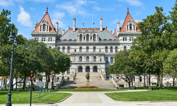 The New York State Capitol building. The New York State Capitol, the seat of the New York State government, Albany, NY