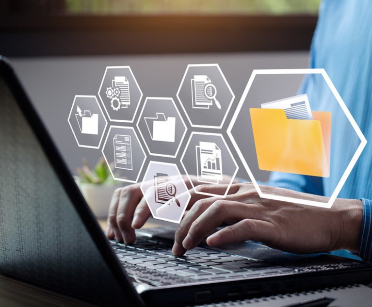 document management system concept. Enterprise content management, Digital asset management, Document imaging, Workflow, Records management, Online document file data software for efficient archiving.
