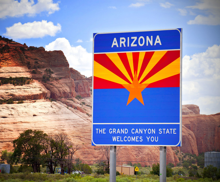 Arizona Welcome Sign