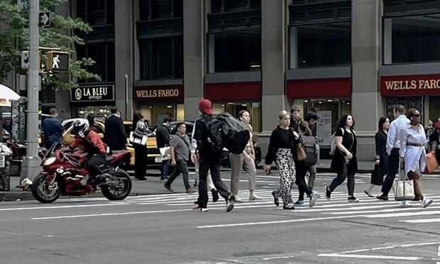 People walking in New York