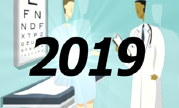 A checkup with 2019 over it