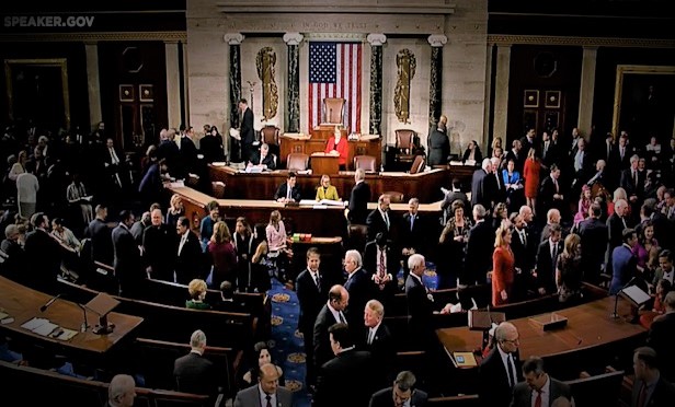Floor of the U.S. House