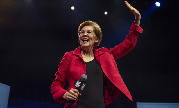 Sen. Elizabeth Warren, D-Mass, presidential candidate